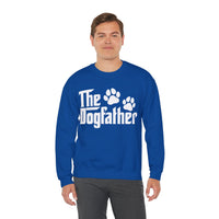 The DogFather – Gildan Heavy Blend | Trendy Men's Soft Sweatshirt. Direct to Garment. Printed & Shipped in the USA. Unisex Sizes.