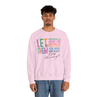 Let Them - Keep Shining – Gildan Heavy Blend | Trendy Women’s Soft Sweatshirt. Direct to Garment. Printed & Shipped in the USA. Unisex Sizes.