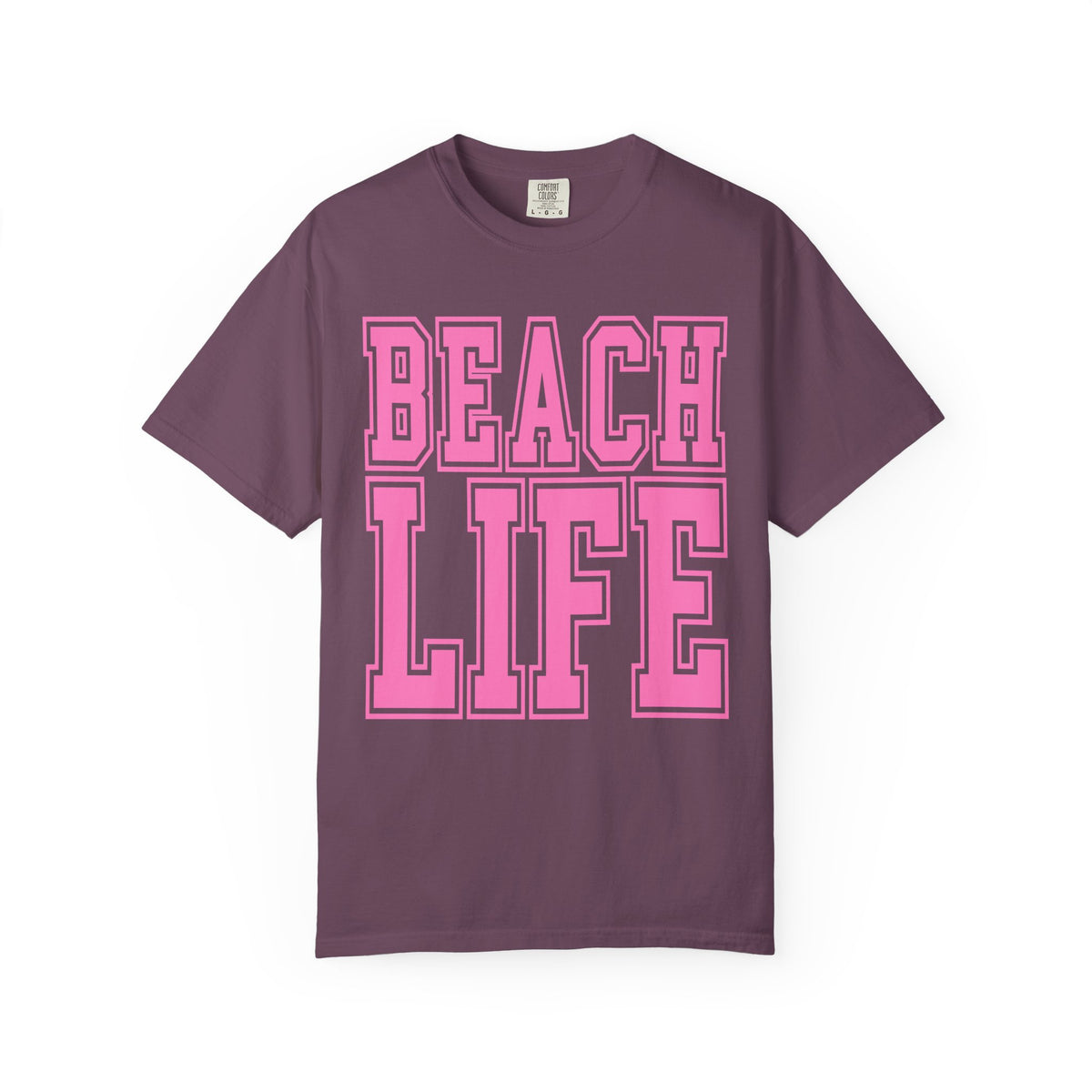Beach Life - Comfort Colors | Trendy Men's & Women's T-Shirt. Direct to Garment. Printed & Shipped in the USA. Unisex Sizes.