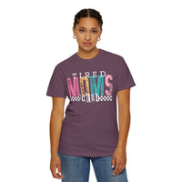 Tired Moms Club Pastel - Comfort Colors | Trendy Women's T-Shirt. Direct to Garment. Printed & Shipped in the USA. Unisex Sizes.