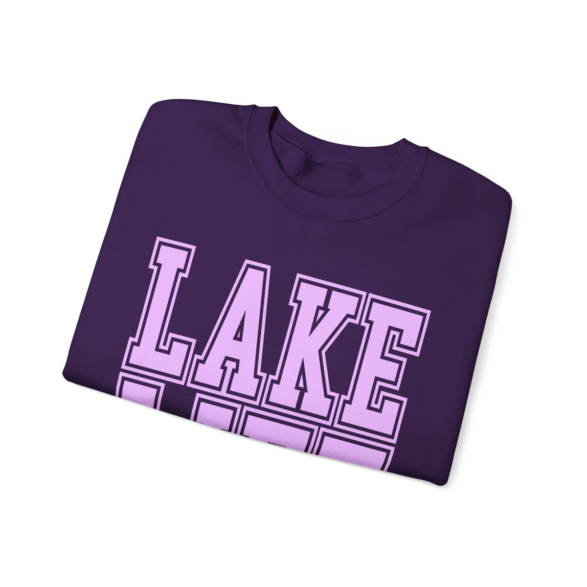 Lake Life – Gildan Heavy Blend | Trendy Men's & Women’s Soft Sweatshirt. Direct to Garment. Printed & Shipped in the USA. Unisex Sizes.