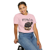 If I Fits I Sits, Cat in a Box - Comfort Colors | Trendy Women's and Men's T-Shirt. Direct to Garment. Printed & Shipped in the USA. Unisex Sizes.