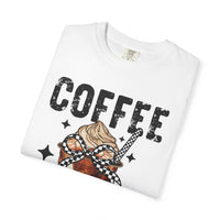 Coffee Changes Everything, Iced Coffee, Coffee Lovers - Comfort Colors | Trendy Women's T-Shirt. Direct to Garment. Printed & Shipped in the USA. Unisex Sizes.