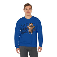 Can’t Adult Today, Cat – Gildan Heavy Blend | Trendy Women’s and Men's Soft Sweatshirt. Direct to Garment. Printed & Shipped in the USA. Unisex Sizes.