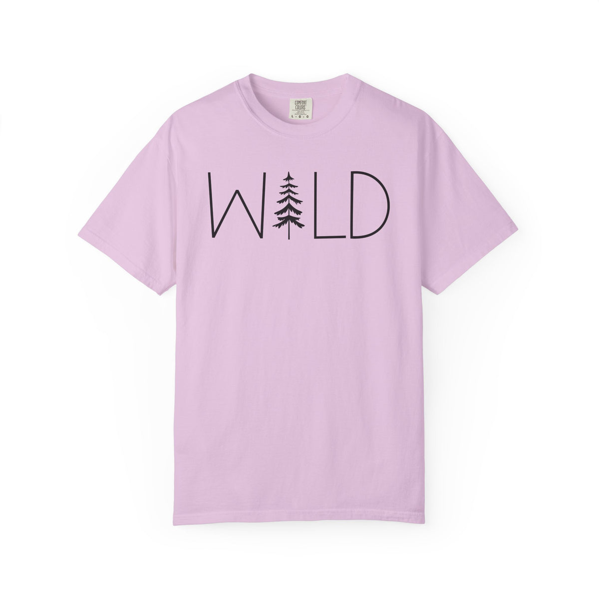 Wild Graphic, Nature, Pine Tree, Adventure - Comfort Colors | Trendy Men's and Women's T-Shirt. Direct to Garment. Printed & Shipped in the USA. Unisex Sizes.