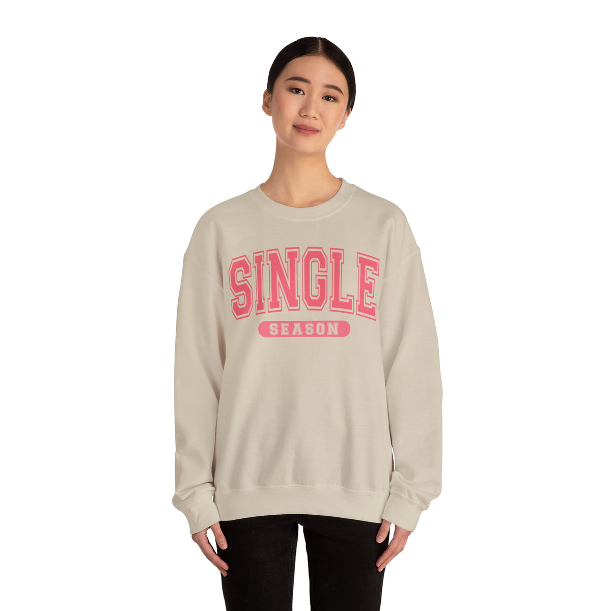 Single Season - Varsity – Gildan Heavy Blend | Trendy Women’s Soft Sweatshirt. Direct to Garment. Printed & Shipped in the USA. Unisex Sizes.