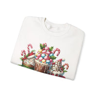 Hot Chocolate Mugs Christmas Hot Cocoa – Gildan Heavy Blend | Trendy Women’s Soft Sweatshirt. Direct to Garment. Printed & Shipped in the USA. Unisex Sizes.