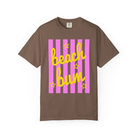Beach Bum - Comfort Colors | Trendy Men's & Women's T-Shirt. Direct to Garment. Printed & Shipped in the USA. Unisex Sizes.