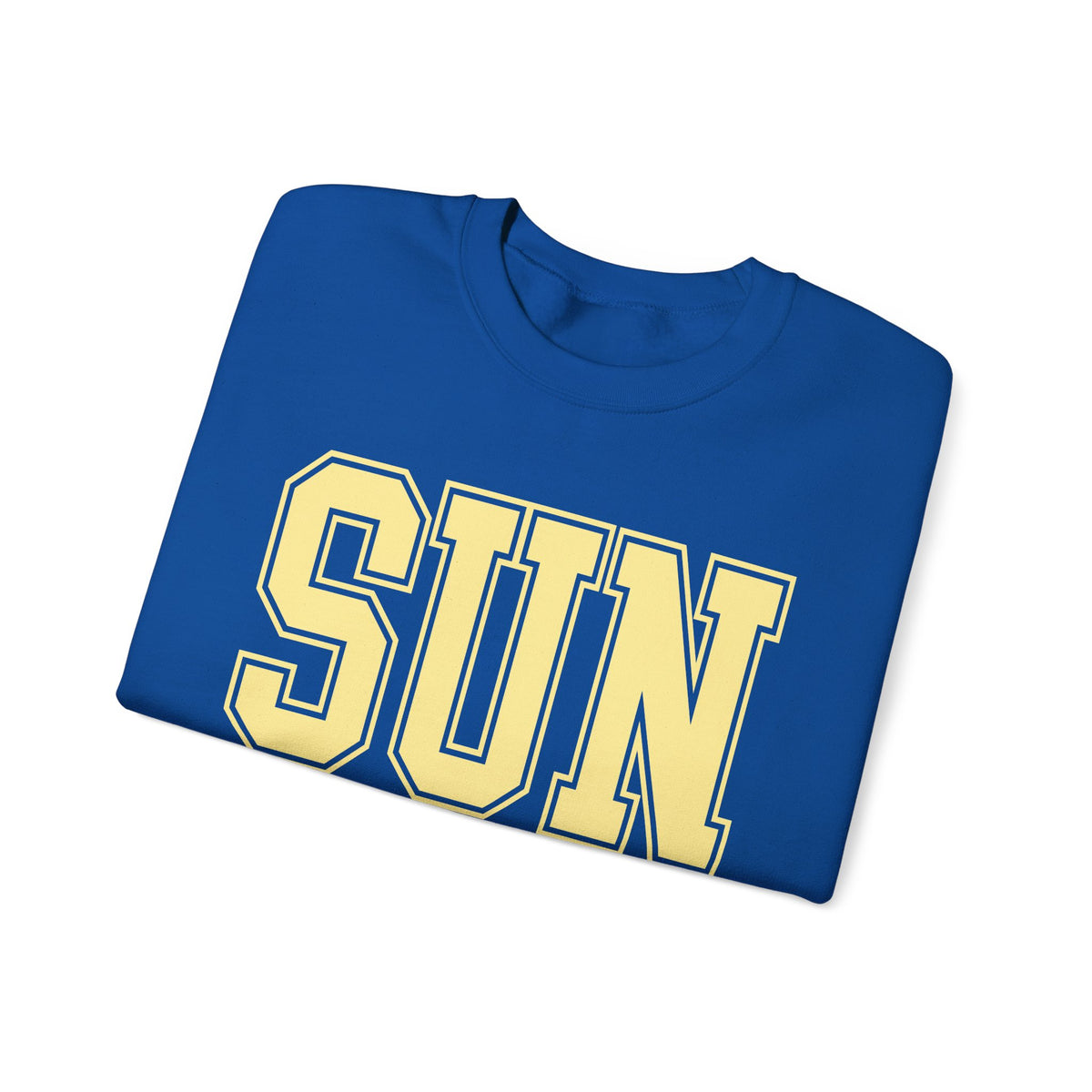 Sunshine – Gildan Heavy Blend | Trendy Women’s Soft Sweatshirt. Direct to Garment. Printed & Shipped in the USA. Unisex Sizes.