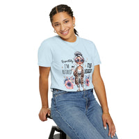 Retired Not Expired, Leopard Funny Grandma - Comfort Colors | Trendy Women's T-Shirt. Direct to Garment. Printed & Shipped in the USA. Unisex Sizes.