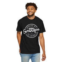 Best Grandpa, Approved by the Grandkids - Comfort Colors | Trendy Men's T-Shirt. Direct to Garment. Printed & Shipped in the USA. Unisex Sizes.