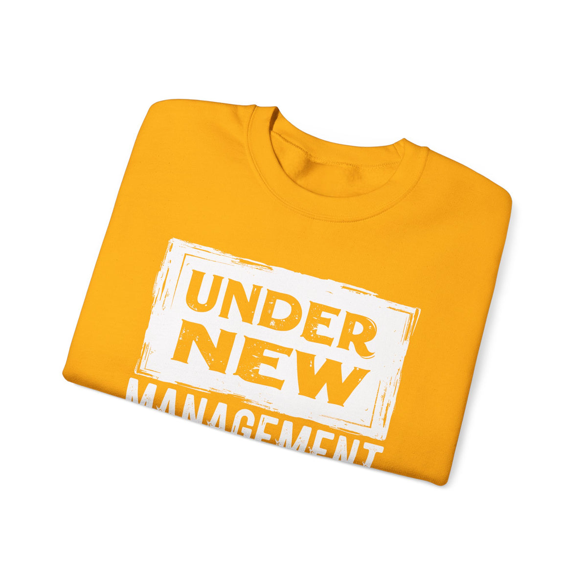 Under New Management "Speak To My Fiance" – Gildan Heavy Blend | Trendy Men's and Women’s Soft Sweatshirt. Direct to Garment. Printed & Shipped in the USA. Unisex Sizes.