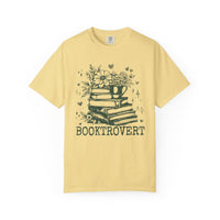 Booktrovert - Comfort Colors | Trendy Women's T-Shirt. Direct to Garment. Printed & Shipped in the USA. Unisex Sizes.