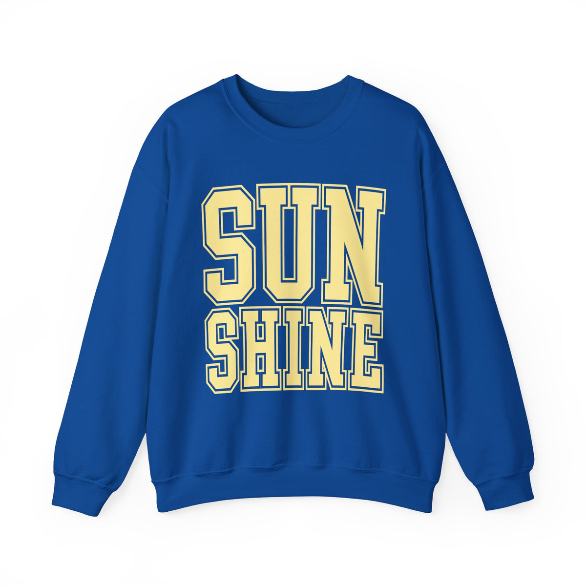 Sunshine – Gildan Heavy Blend | Trendy Women’s Soft Sweatshirt. Direct to Garment. Printed & Shipped in the USA. Unisex Sizes.