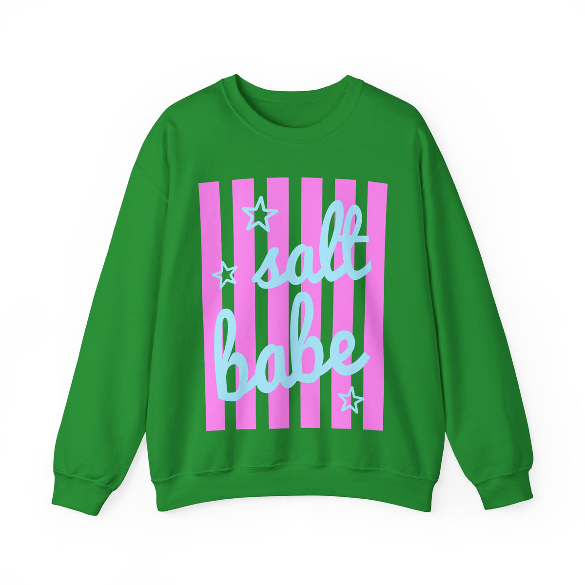 Salt Babe – Gildan Heavy Blend | Trendy Women’s Soft Sweatshirt. Direct to Garment. Printed & Shipped in the USA. Unisex Sizes.