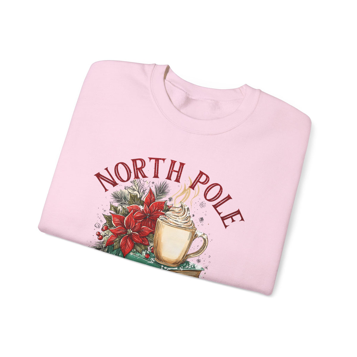 North Pole Book Club – Gildan Heavy Blend | Trendy Women’s Soft Sweatshirt. Direct to Garment. Printed & Shipped in the USA. Unisex Sizes.