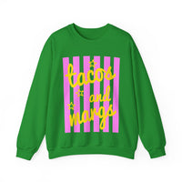 Tacos and Margs – Gildan Heavy Blend | Trendy Women’s Soft Sweatshirt. Direct to Garment. Printed & Shipped in the USA. Unisex Sizes.