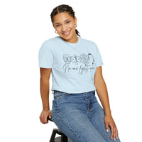 No One Fights Alone, Heroes - Comfort Colors | Trendy Women's and Men's T-Shirt. Direct to Garment. Printed & Shipped in the USA. Unisex Sizes.