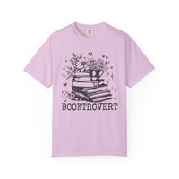 Booktrovert - Comfort Colors | Trendy Women's T-Shirt. Direct to Garment. Printed & Shipped in the USA. Unisex Sizes.