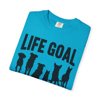 Life Goal Rescue All The Dogs - Comfort Colors | Trendy Unisex T-Shirt. Direct to Garment. Printed & Shipped in the USA. Unisex Sizes.
