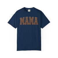 Mama, Faux Knit - Comfort Colors | Trendy Women's T-Shirt. Direct to Garment. Printed & Shipped in the USA. Unisex Sizes.