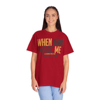 When God Made Me "This'll Be Fun" Christian Faith - Comfort Colors | Trendy Women's T-Shirt. Direct to Garment. Printed & Shipped in the USA. Unisex Sizes.