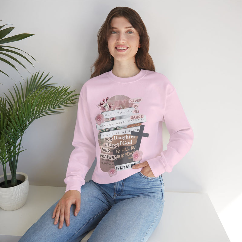 Christian Scrapbook – Gildan Heavy Blend | Trendy Women’s Soft Sweatshirt. Direct to Garment. Printed & Shipped in the USA. Unisex Sizes.