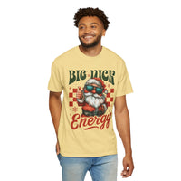 Big Nick Energy - Retro Santa Thumbs Up  - Comfort Colors | Trendy Women's T-Shirt. Direct to Garment. Printed & Shipped in the USA. Unisex Sizes.