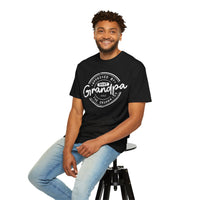 Best Grandpa, Approved by the Grandkids - Comfort Colors | Trendy Men's T-Shirt. Direct to Garment. Printed & Shipped in the USA. Unisex Sizes.