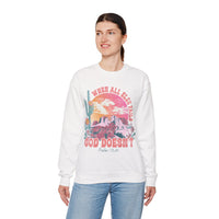 When All Else Fails, God Doesn't, Vintage – Gildan Heavy Blend | Trendy Women’s Soft Sweatshirt. Direct to Garment. Printed & Shipped in the USA. Unisex Sizes.