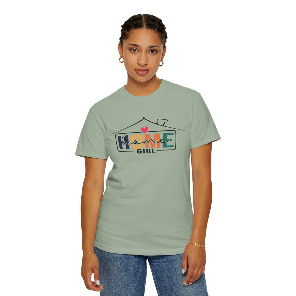 Home Girl - Real Estate Life - Comfort Colors | Trendy Women's T-Shirt. Direct to Garment. Printed & Shipped in the USA. Unisex Sizes.