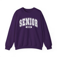 Senior 2026, Varsity – Gildan Heavy Blend | Trendy Women’s and Men's Soft Sweatshirt. Direct to Garment. Printed & Shipped in the USA. Unisex Sizes.