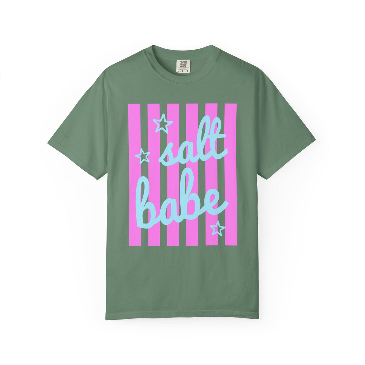 Salt Babe - Comfort Colors | Trendy Women's T-Shirt. Direct to Garment. Printed & Shipped in the USA. Unisex Sizes.
