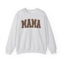 Mama, Faux Knit – Gildan Heavy Blend | Trendy Women’s Soft Sweatshirt. Direct to Garment. Printed & Shipped in the USA. Unisex Sizes.