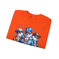 They Not Like Us Snowmen – Gildan Heavy Blend | Trendy Men's and Women’s Soft Sweatshirt. Direct to Garment. Printed & Shipped in the USA. Unisex Sizes.