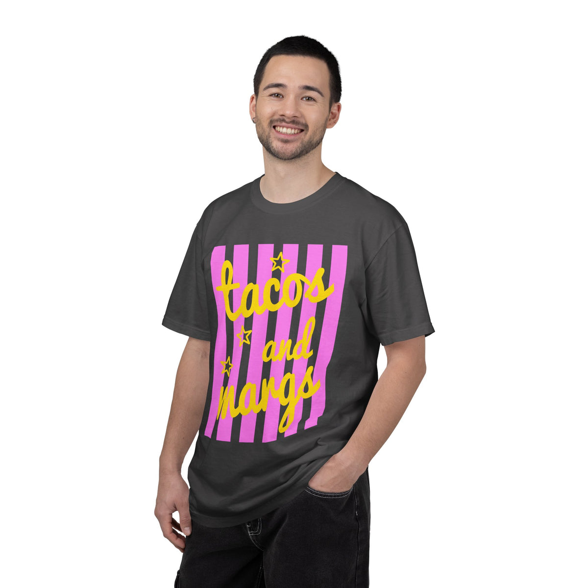 Tacos and Margs - Comfort Colors | Trendy Women's T-Shirt. Direct to Garment. Printed & Shipped in the USA. Unisex Sizes.
