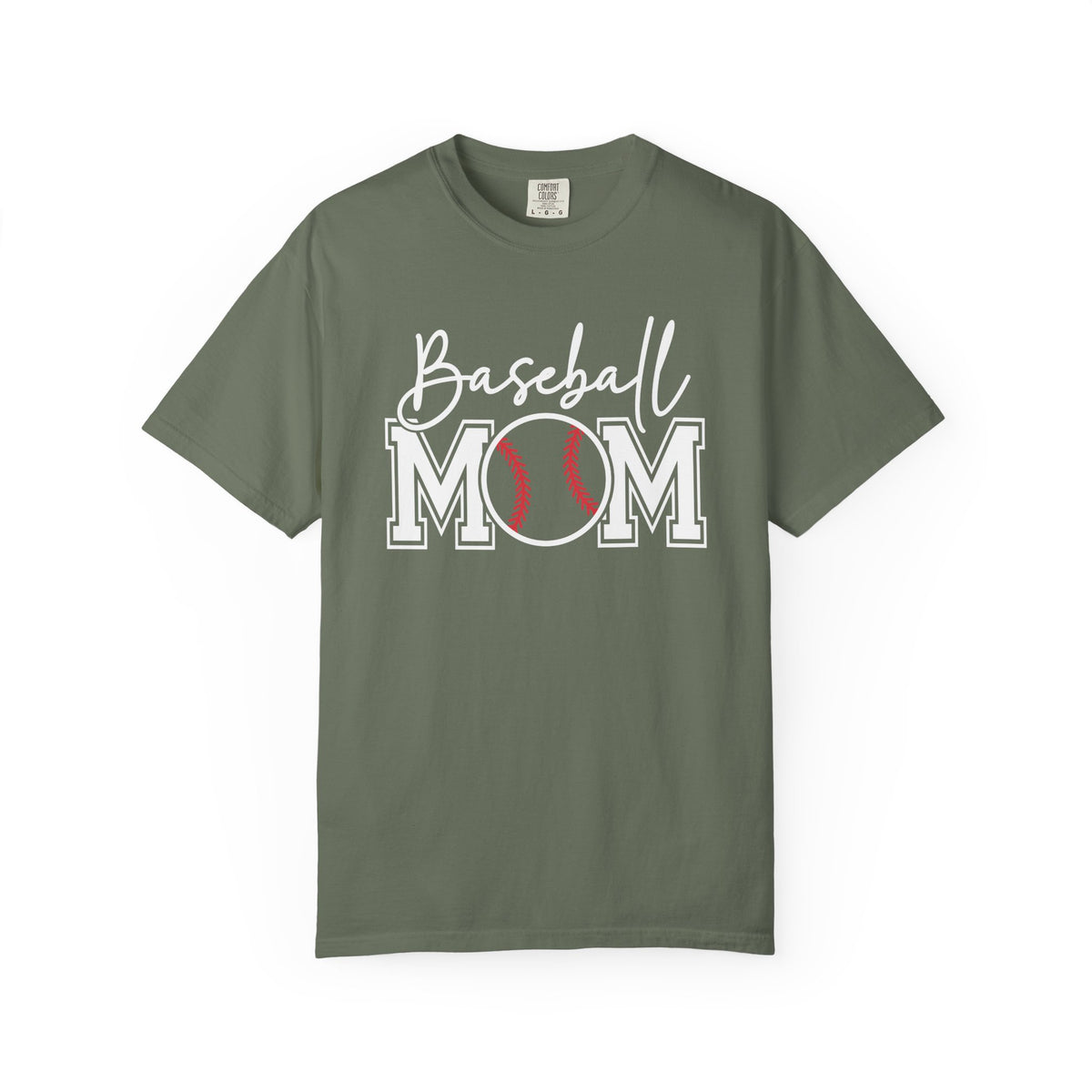 Baseball Mom - Comfort Colors | Trendy Women's T-Shirt. Direct to Garment. Printed & Shipped in the USA. Unisex Sizes.