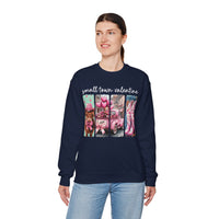 Small Town Valentine – Gildan Heavy Blend | Trendy Women’s Soft Sweatshirt. Direct to Garment. Printed & Shipped in the USA. Unisex Sizes.
