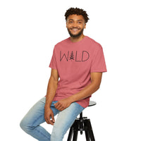 Wild Graphic, Nature, Pine Tree, Adventure - Comfort Colors | Trendy Men's and Women's T-Shirt. Direct to Garment. Printed & Shipped in the USA. Unisex Sizes.