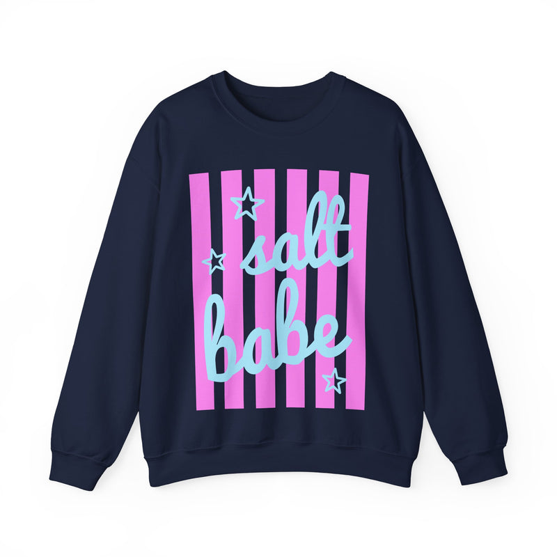 Salt Babe – Gildan Heavy Blend | Trendy Women’s Soft Sweatshirt. Direct to Garment. Printed & Shipped in the USA. Unisex Sizes.