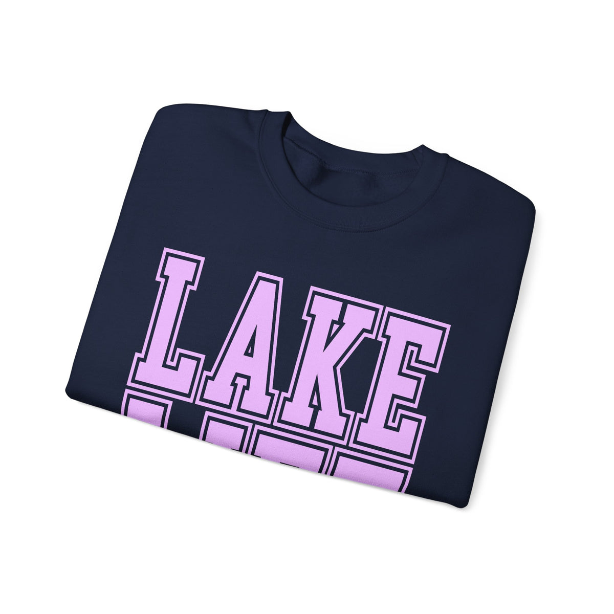 Lake Life – Gildan Heavy Blend | Trendy Men's & Women’s Soft Sweatshirt. Direct to Garment. Printed & Shipped in the USA. Unisex Sizes.