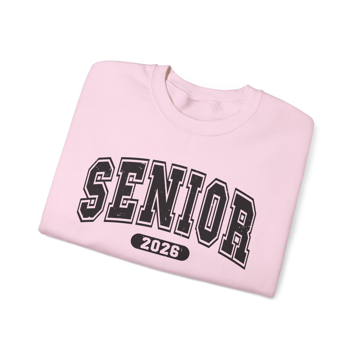 Senior 2026, Varsity – Gildan Heavy Blend | Trendy Women’s and Men's Soft Sweatshirt. Direct to Garment. Printed & Shipped in the USA. Unisex Sizes.