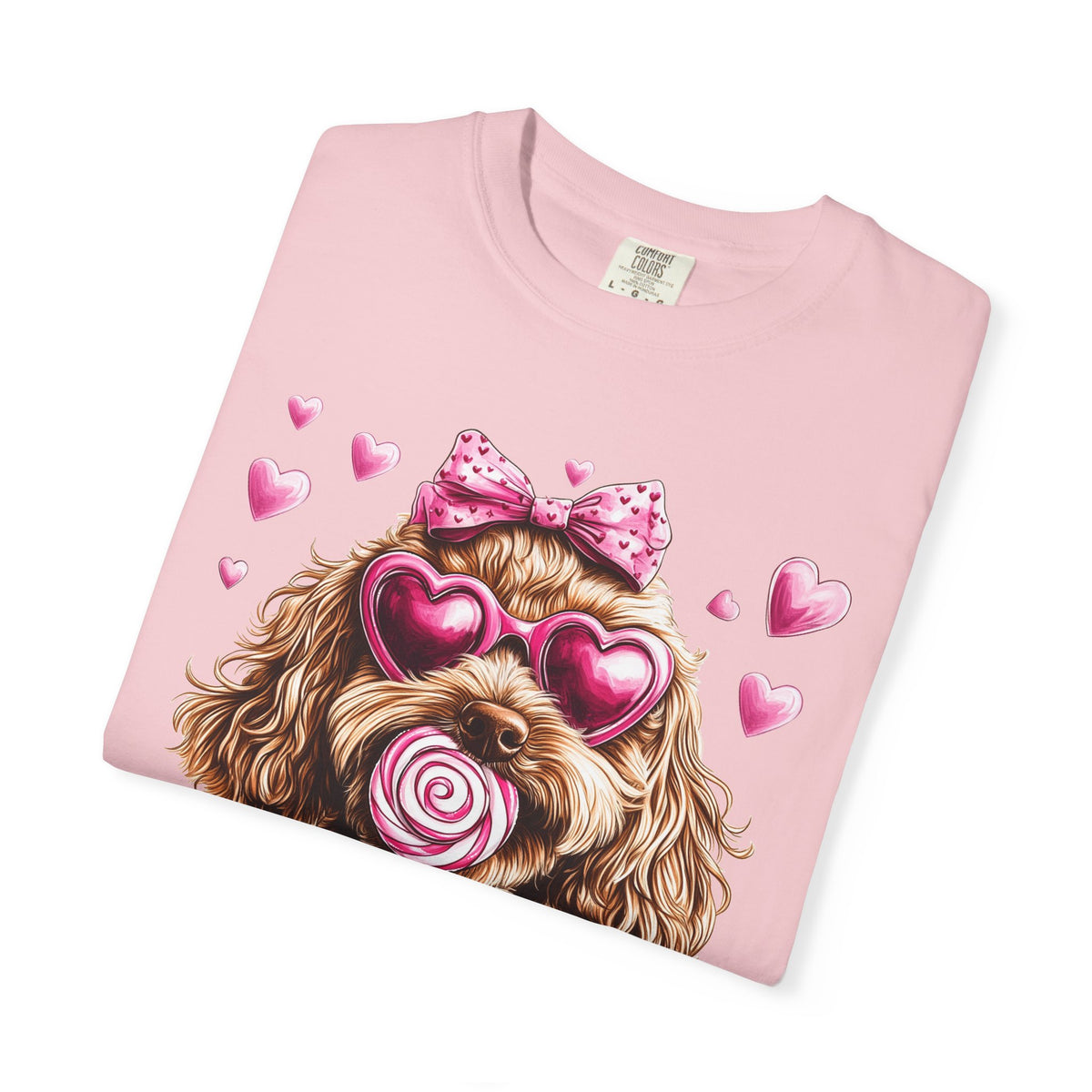 Goldendoodle Love - Comfort Colors | Trendy Women's T-Shirt. Direct to Garment. Printed & Shipped in the USA. Unisex Sizes.