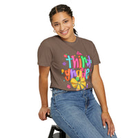 Coquette Third Grade Pencil Bow - Comfort Colors | Trendy Women's T-Shirt. Direct to Garment. Printed & Shipped in the USA. Unisex Sizes.