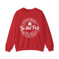 Everybody In The Pub Gettin' Tipsy – Gildan Heavy Blend | Trendy Women’s and Men's Soft Sweatshirt. Direct to Garment. Printed & Shipped in the USA. Unisex Sizes.