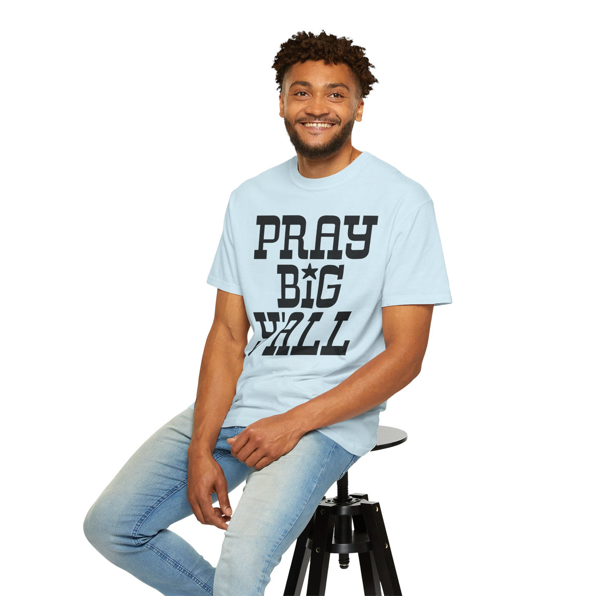 Pray Big Y'all - Comfort Colors | Trendy Women's T-Shirt. Direct to Garment. Printed & Shipped in the USA. Unisex Sizes.