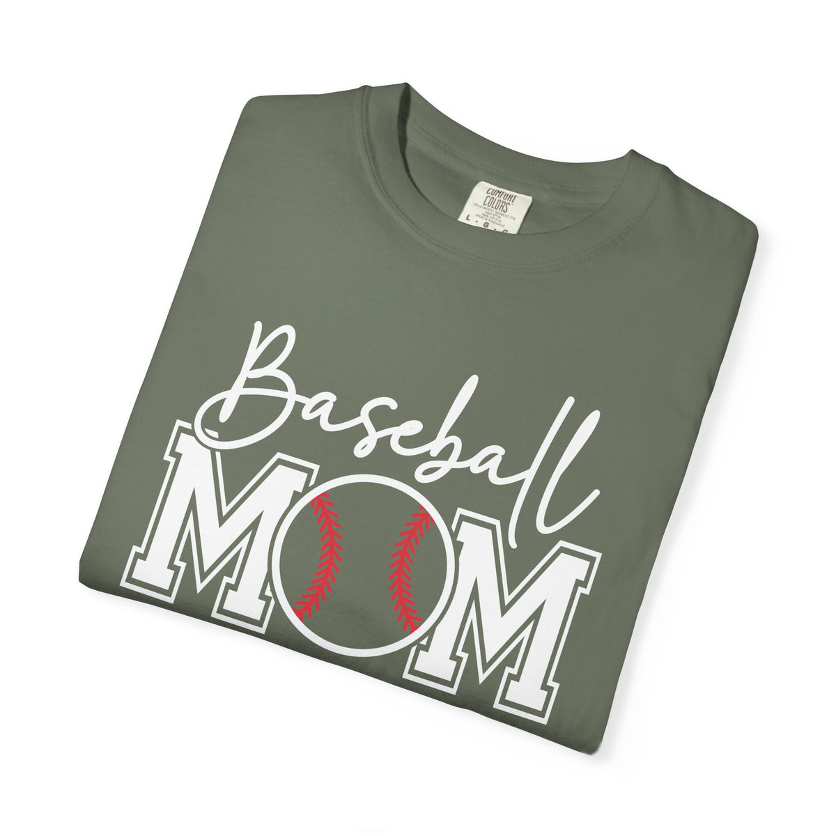 Baseball Mom - Comfort Colors | Trendy Women's T-Shirt. Direct to Garment. Printed & Shipped in the USA. Unisex Sizes.