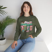 Receptionist Life – Gildan Heavy Blend | Trendy Women’s Soft Sweatshirt. Direct to Garment. Printed & Shipped in the USA. Unisex Sizes.