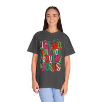 Let Me Tell You About My Jesus - Christmas Faith - Comfort Colors | Trendy Women's T-Shirt. Direct to Garment. Printed & Shipped in the USA. Unisex Sizes.