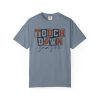 Touchdown Season - Distressed - Comfort Colors | Trendy Men's and Women's T-Shirt. Direct to Garment. Printed & Shipped in the USA. Unisex Sizes.